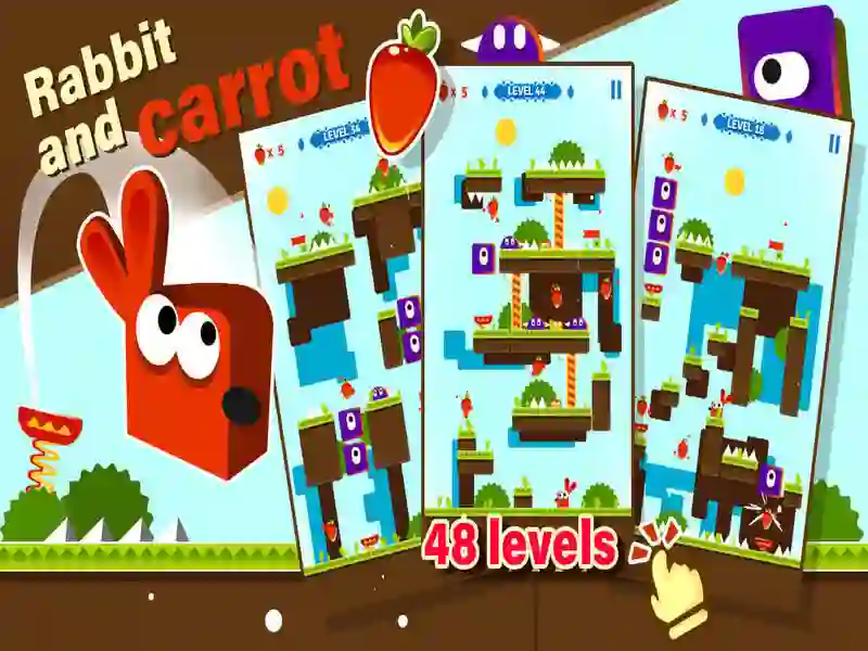 Leikur Rabbit & Carrot á netinu