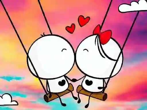 Leikur Spot The Differences Happy Valentines Day á netinu