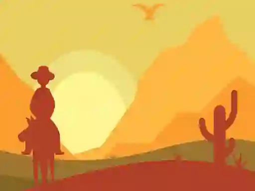 Leikur Crazy Cowboy Match 3 á netinu