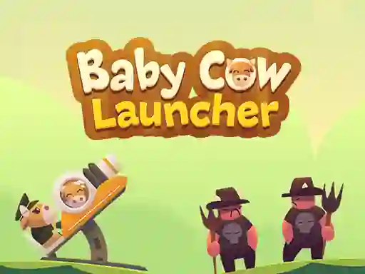 Leikur Baby Cow Launcher á netinu