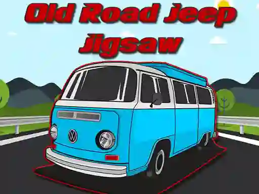 Leikur Old Road Jeep Jigsaw á netinu
