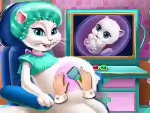 Leikur Kitty Pregnant Check-up á netinu