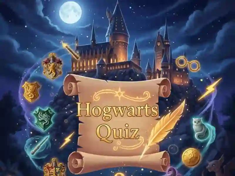 Leikur Hogwarts Quiz á netinu