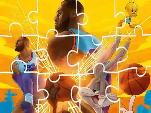 Leikur Space Jam Jigsaw á netinu