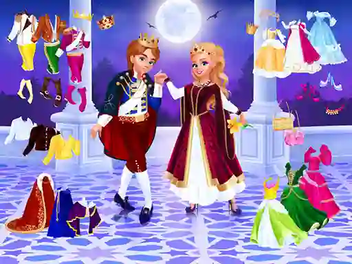Leikur Cinderella and Prince Charming á netinu