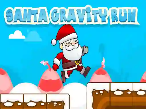 Leikur Santa Gravity Run á netinu