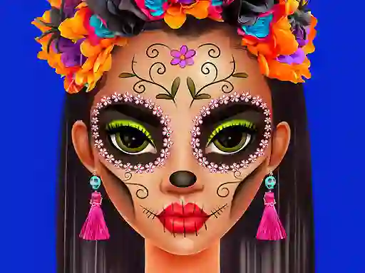 Leikur Halloween Makeup Trends á netinu