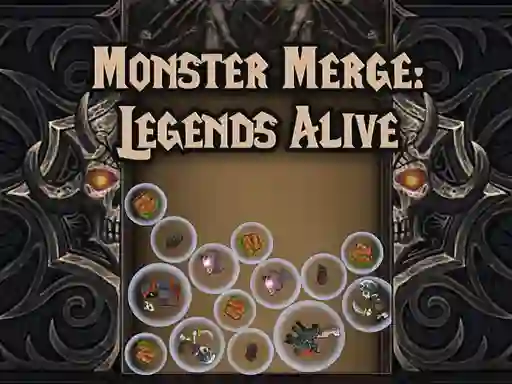 Leikur Monster Merge Legends Alive á netinu