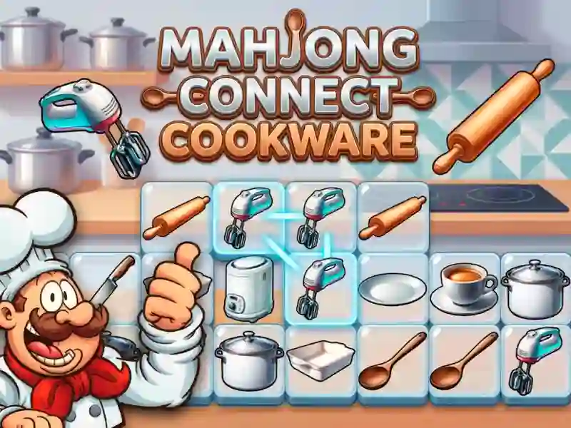 Leikur Mahjong Connect Cookware á netinu