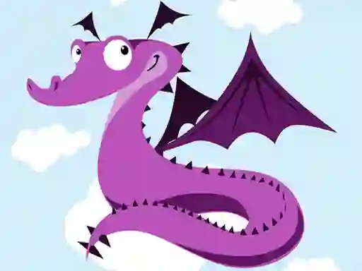 Leikur Colorful Dragons Match 3 á netinu
