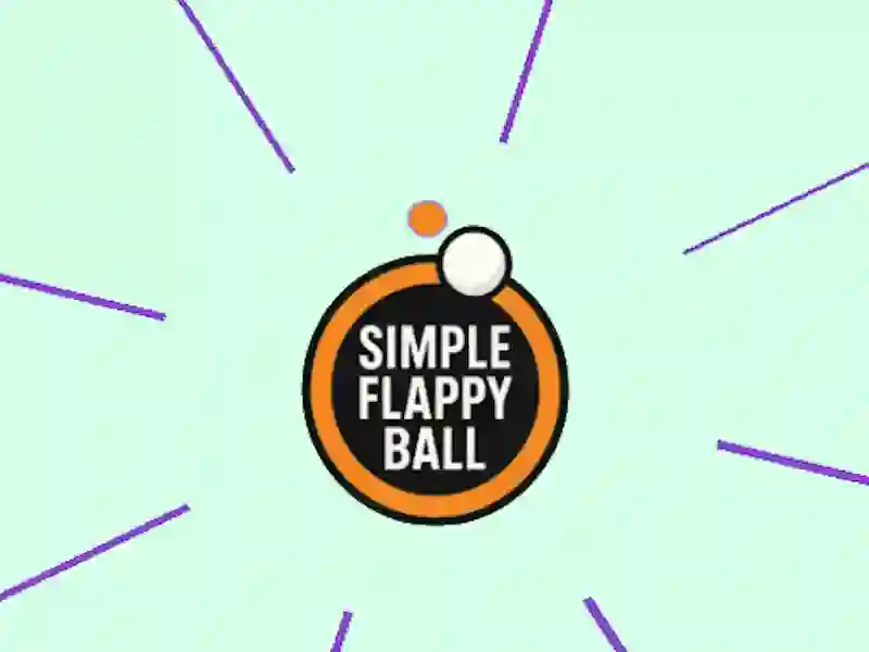 Leikur Simple Flappy Ball á netinu