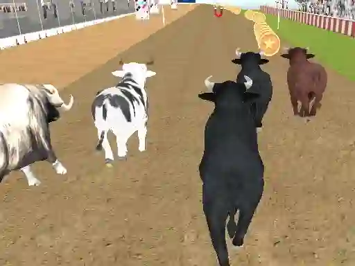 Leikur Angry Bull Racing á netinu