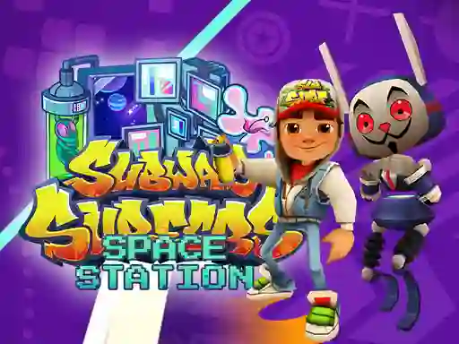 Leikur Subway Surfers Space Station á netinu