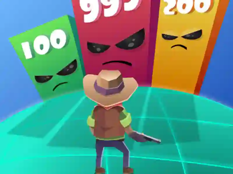Leikur Shoot Block Rush 3D á netinu
