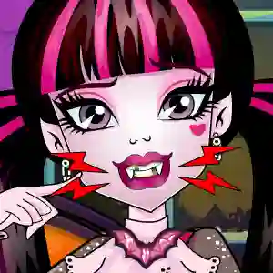 Leikur Draculaura Dentist á netinu