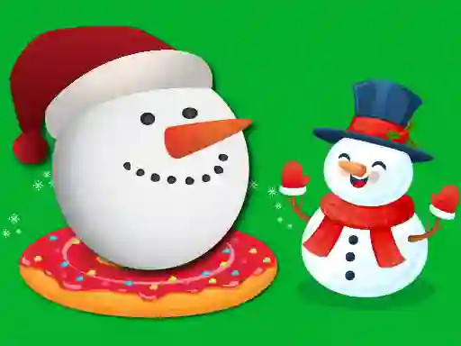 Leikur Flappy Snowball Xmas á netinu