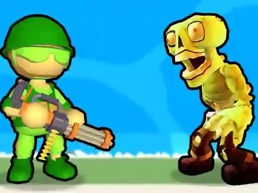 Leikur Destruction of Stickman Zombie á netinu