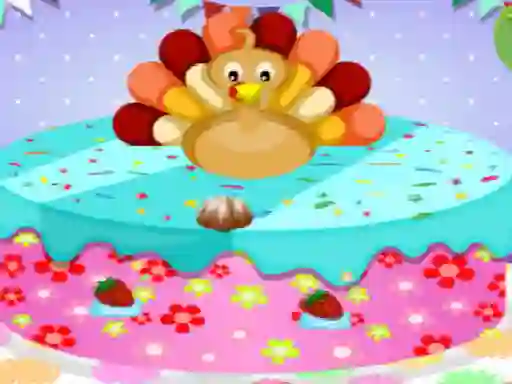 Leikur Happy Thanksgiving Cake Master á netinu
