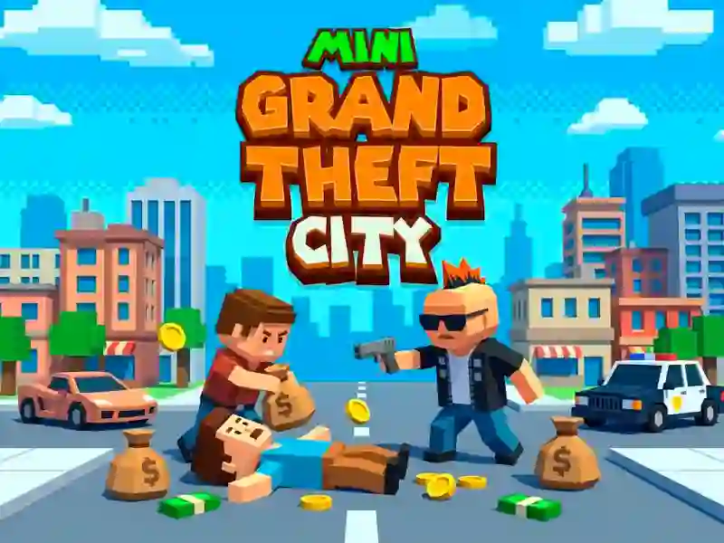Leikur Mini Grand Theft City á netinu
