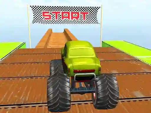 Leikur Mega ramp Monster truck á netinu