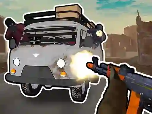 Leikur Road Chase. Shooter Realistic Guns á netinu