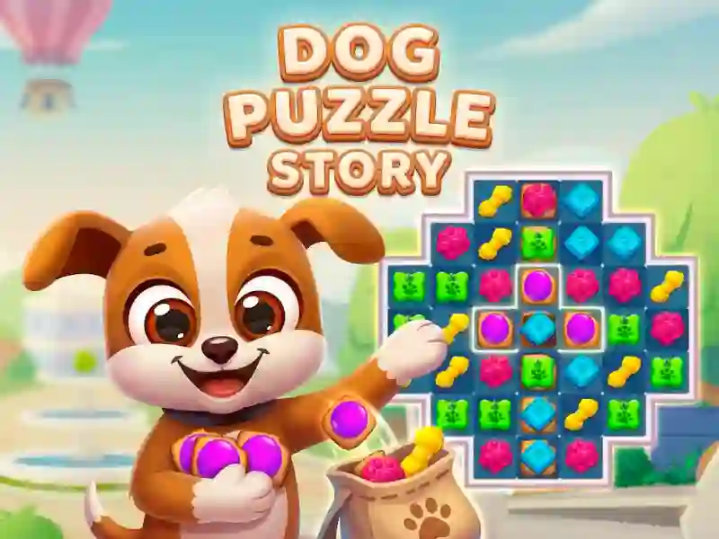 Leikur Dog Puzzle Story á netinu