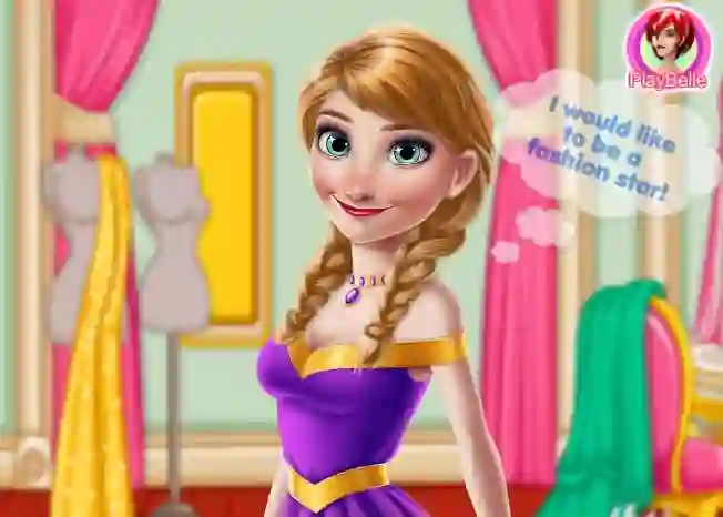Leikur Ice Princess Modeling Carrer á netinu