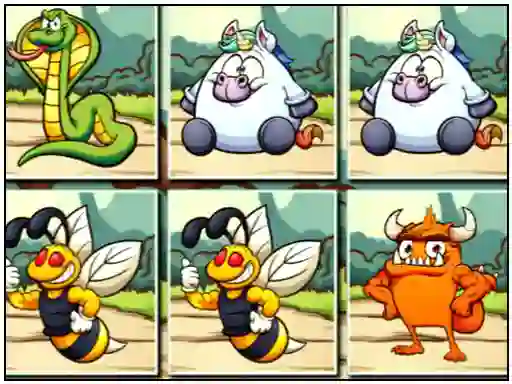 Leikur Animals Memo Match á netinu
