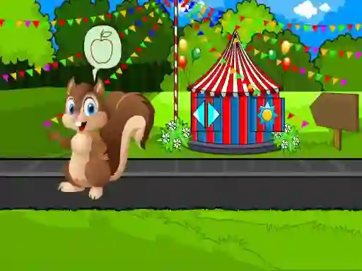 Leikur Feed the squirrel á netinu