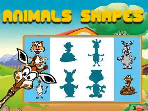 Leikur Animals Shapes á netinu