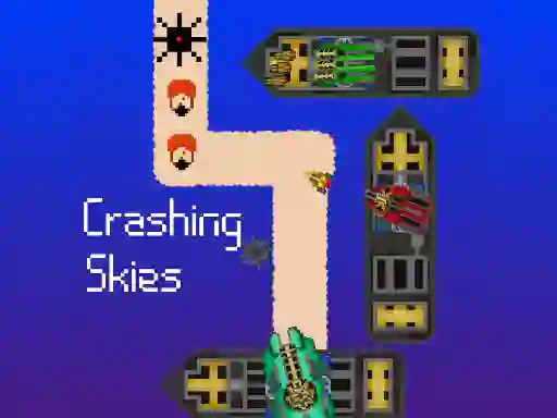 Leikur Crashing Skies á netinu