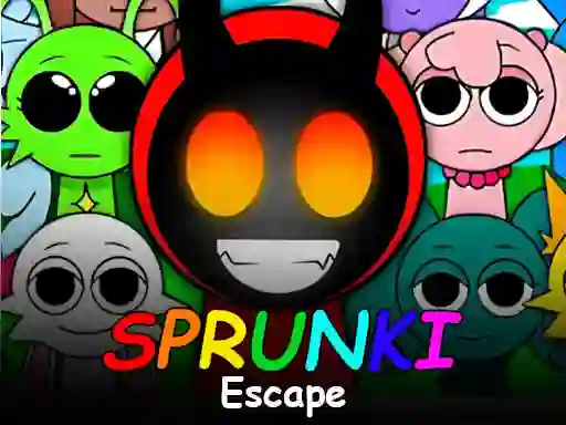 Leikur Sprunki 3D Escape á netinu