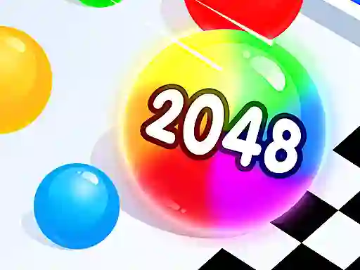 Leikur Ball Merge 2048 á netinu