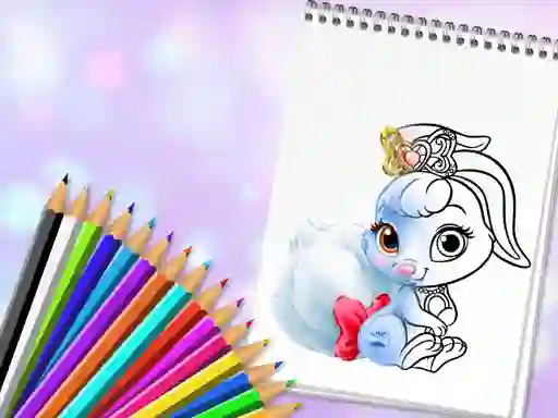 Leikur Cute Animals Coloring Book á netinu