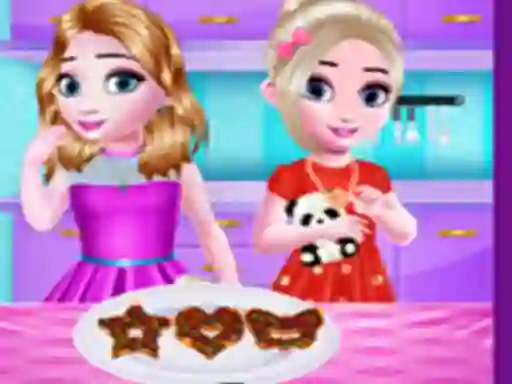Leikur Little Girls Kitchen Time á netinu