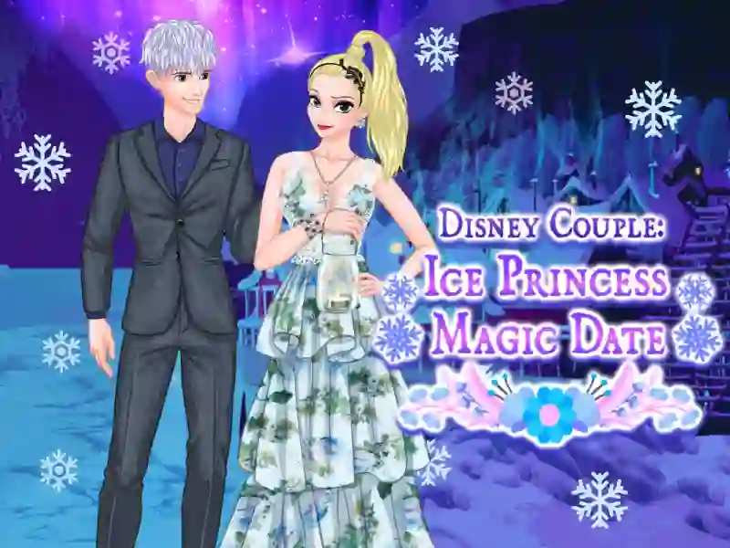 Leikur Ice Couple Princess Magic Date á netinu