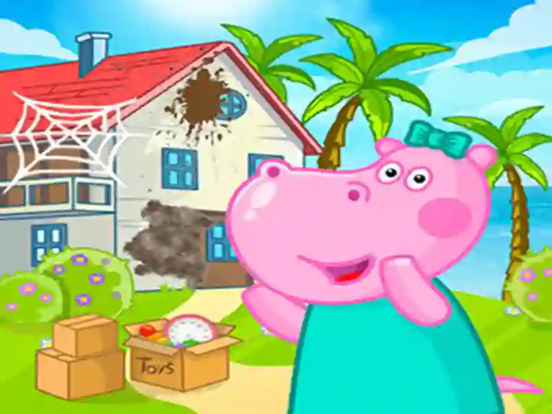 Leikur Kids Home Cleanup á netinu
