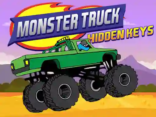 Leikur Monster Truck Hidden Keys á netinu