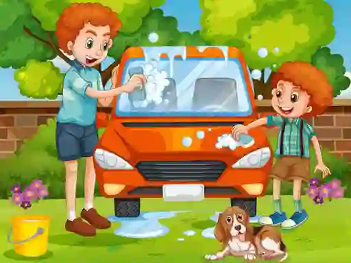 Leikur Car Wash Hidden á netinu