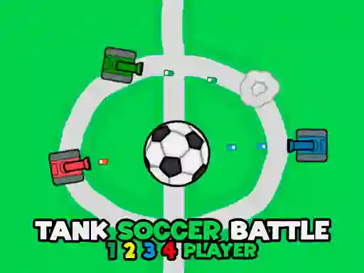 Leikur Tank Soccer Battle 1 2 3 4 Player á netinu
