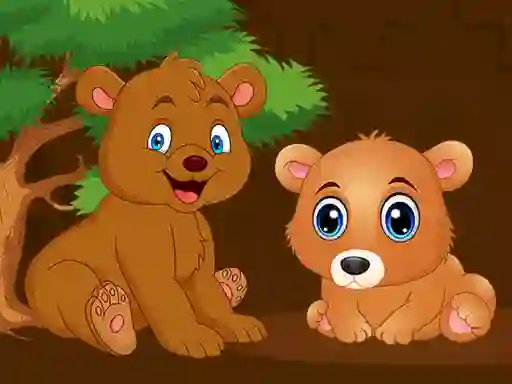 Leikur Baby Bear Jigsaw á netinu