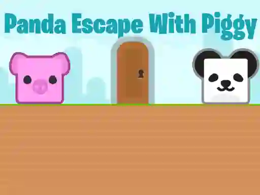 Leikur Panda Escape With Piggy á netinu