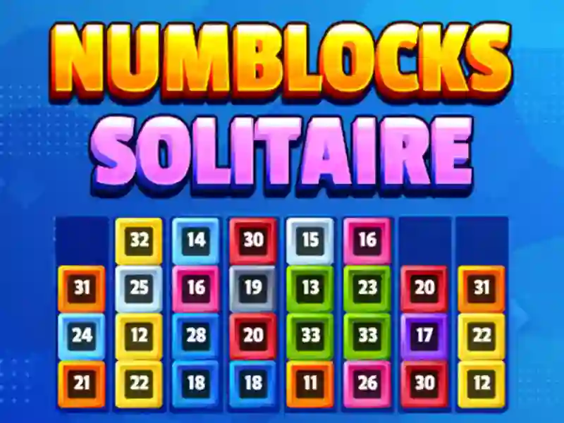 Leikur Numblocks Solitaire á netinu