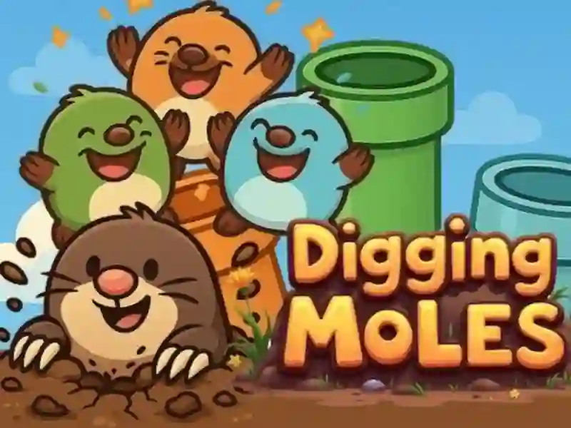Leikur Digging Moles á netinu