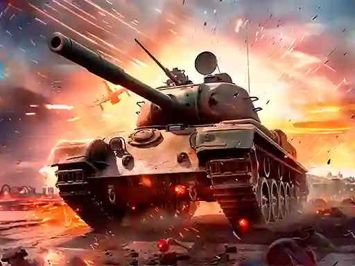 Leikur Battle Tanks Firestorm á netinu