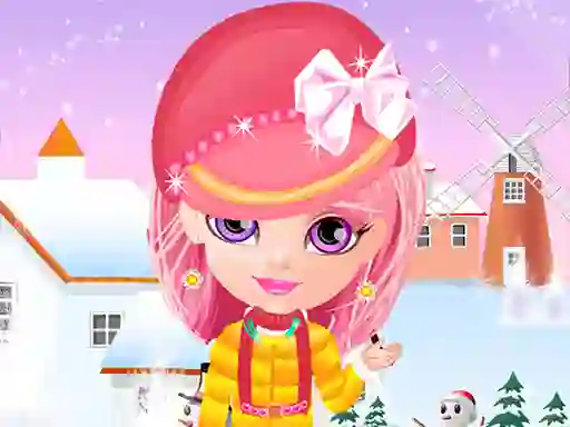 Leikur Baby Halen Winter Dress Up á netinu