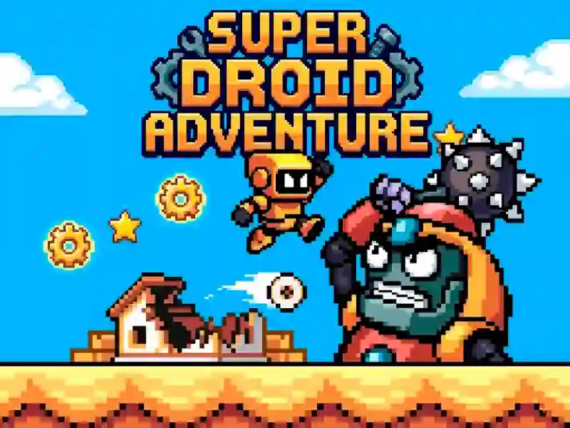 Leikur Super Droid Adventure á netinu