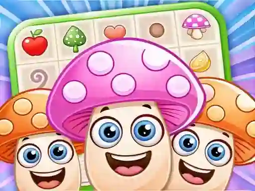 Leikur Mushroom Fever Match 3 á netinu