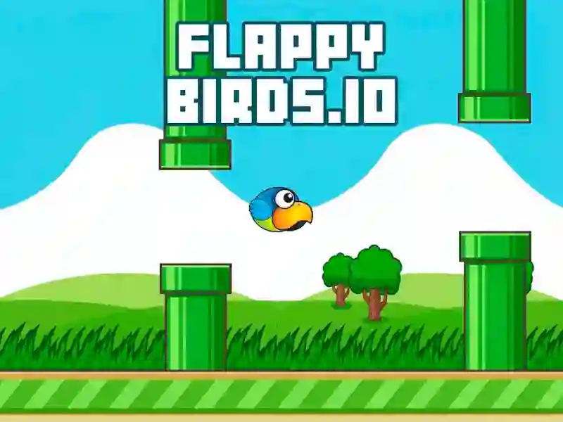 Leikur FLAPPY BIRDS.io á netinu