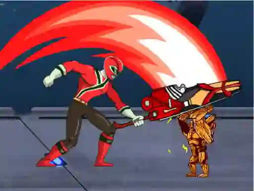 Leikur Power Rangers Space war á netinu